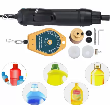 Capper manuel électrique en métal/plastique à visser pour bouteille 80 W 220 V