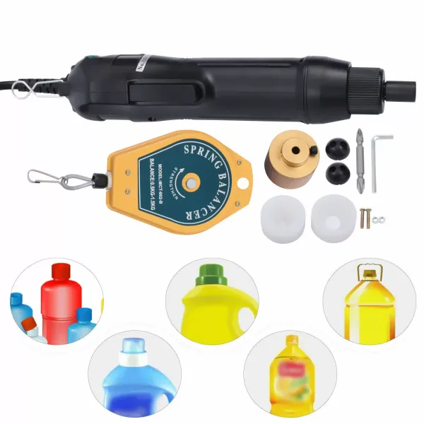 Capper manuel électrique en métal/plastique à visser pour bouteille 80 W 220 V