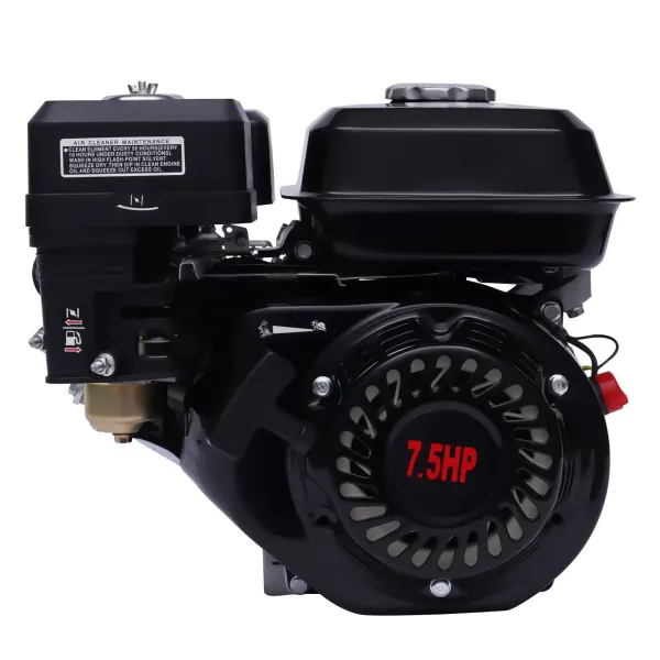 CNCEST Moteur à essence 7 HP 5,1 KW 4 temps moteur à essence Moteur à karting Moteur Go-Kart 1 cylindre