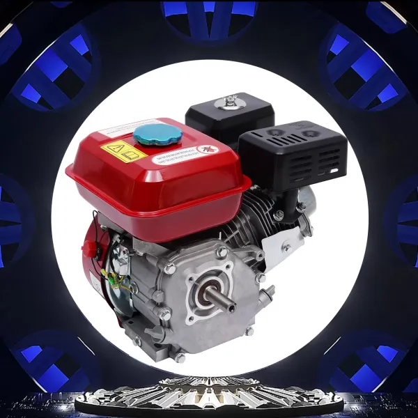 Moteur à Essence 4 temps, 7,5 CV Moteur à Essence Monocylindre Moteur Industriel 4 Temps Essence Moteur à Essence 4 temps, 7,5 CV Moteur à Essence Monocylindre Moteur Industriel 4 Temps Essence