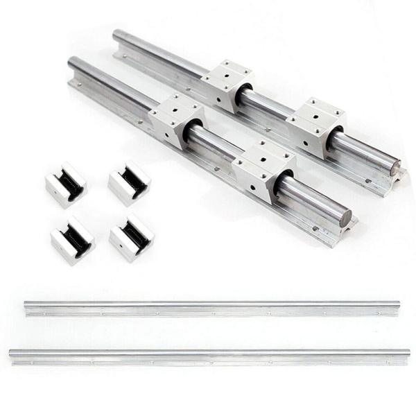 Guides linéaires, rail linéaire avec 4 blocs de roulement SBR20UU 1000 mm, 2 rails de guidage SBR20 pour tours.