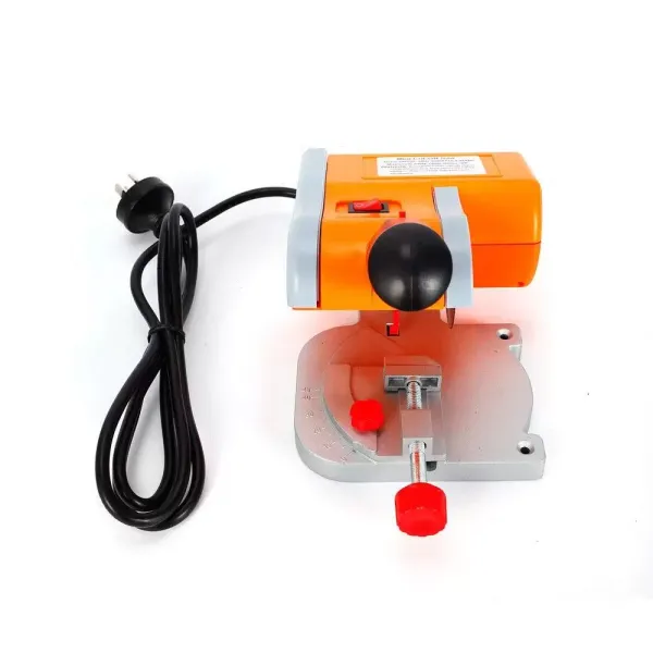 Mini scie circulaire 0° à 45° - Scie à onglet réglable - 7800 tr/min - Pour couper le métal, le bois, le plastique