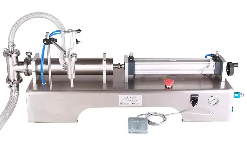 100-1000 ml - Machine de remplissage pneumatique automatique - Machine de remplissage liquide cosmétique 100-1000 ml - Machine de remplissage pneumatique automatique - Machine de remplissage liquide cosmétique