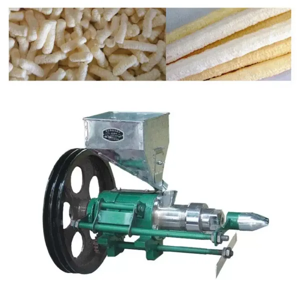 L'extrudeuse de nourriture gonflée par maïs électrique déplaçant la machine de souffle de nourriture avec 7 le moule 1400r / m