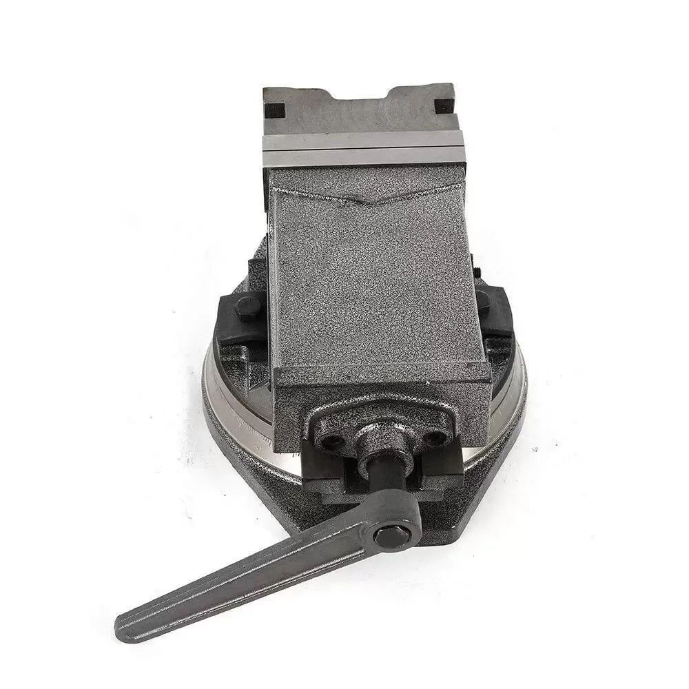 5 " Étau inclinable pour perceuse avec Base tournante (125mm Largeur de mâchoire, 95mm Ouverture de mâchoire, 0° - 90° inclinable, 360° tournant)
