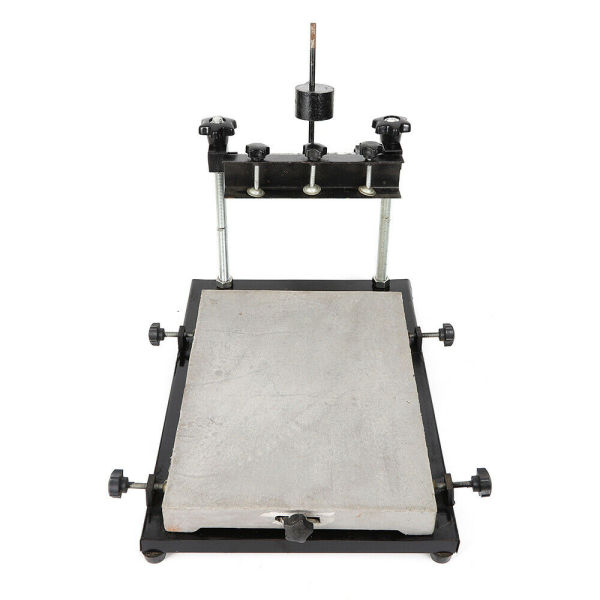 Machine d'impression de pochoir manuelle 44x32cm, hauteur d'imprimante de pochoir 0-120mm