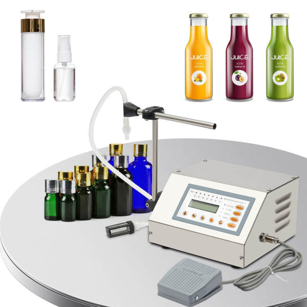 Machine à remplissage liquide automatique LCD - 2-3500 ml - Contrôle numérique - 9 vitesses - En acier inoxydable