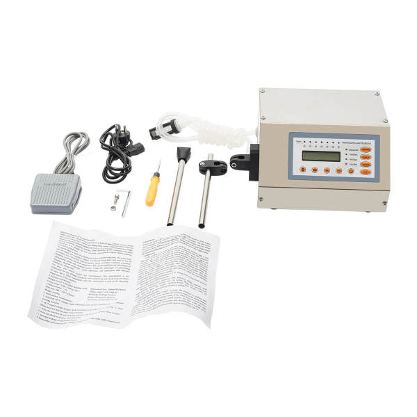 Machine à remplissage liquide automatique LCD - 2-3500 ml - Contrôle numérique - 9 vitesses - En acier inoxydable Machine à remplissage liquide automatique LCD - 2-3500 ml - Contrôle numérique - 9 vitesses - En acier inoxydable