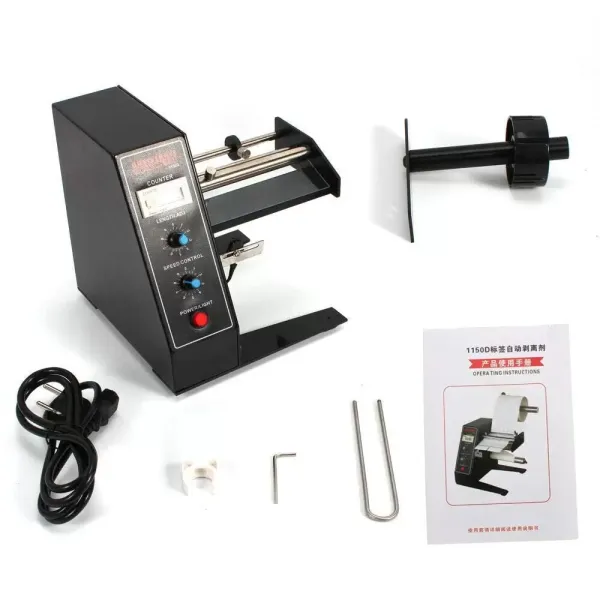 Distributeur automatique d'étiquettes à 6 chiffres LED pour voiture - Machine à découper automatique des autocollants - 1-8 m/min