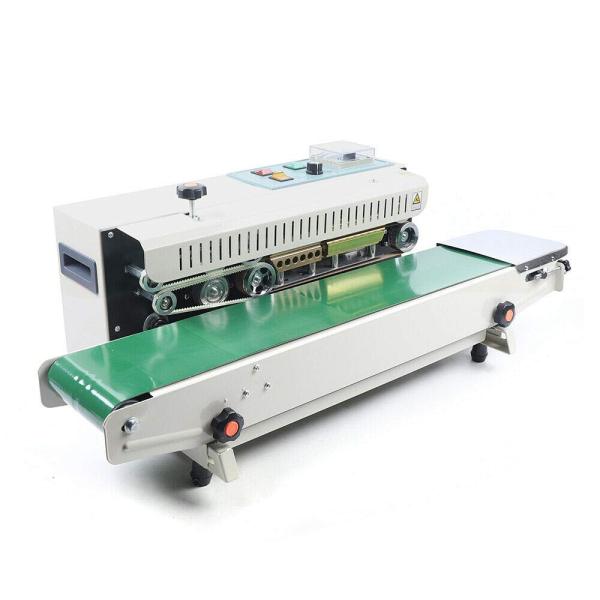 Scelleuse automatique de bande continue, vitesse de scellage de 0 à 12 m/min, sachet continu FR-900