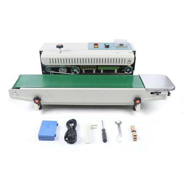 Scelleuse automatique de bande continue, vitesse de scellage de 0 à 12 m/min, sachet continu FR-900