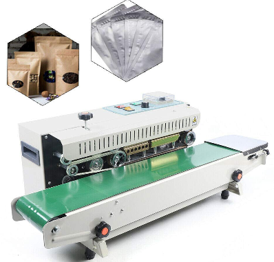 Scelleuse automatique de bande continue, vitesse de scellage de 0 à 12 m/min, sachet continu FR-900