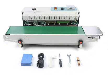 Scelleuse automatique de bande continue, vitesse de scellage de 0 à 12 m/min, sachet continu FR-900