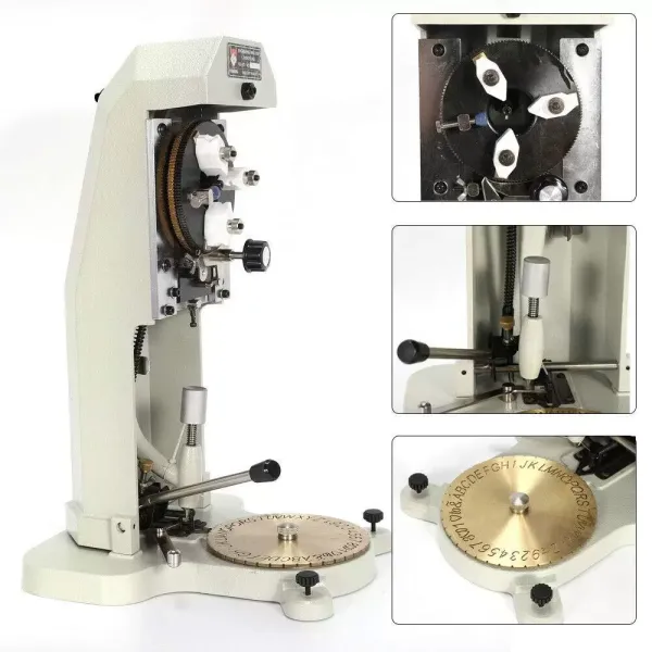 Machine à graver à l'intérieur de l'anneau - 2 faces - Rotation à 360°