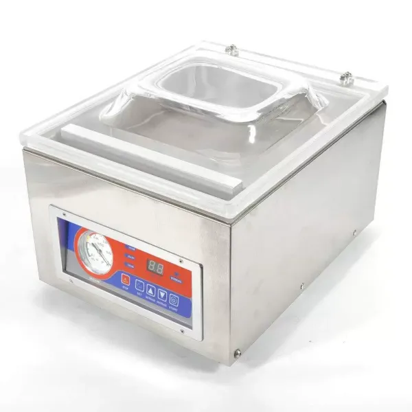 Machine à vide à cloche en acier inoxydable 2CFM - 120W Machine d'emballage sous vide