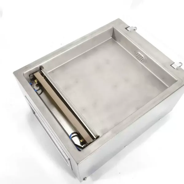 Machine à vide à cloche en acier inoxydable 2CFM - 120W Machine d'emballage sous vide Machine à vide à cloche en acier inoxydable 2CFM - 120W Machine d'emballage sous vide
