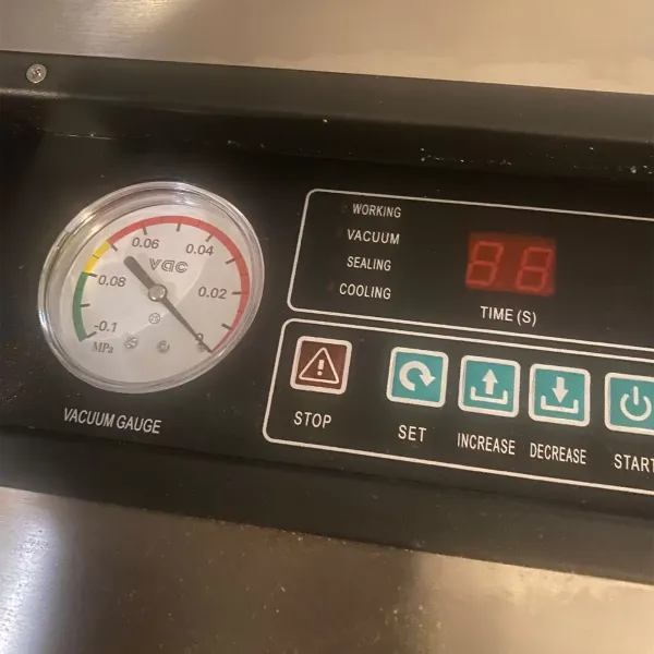 Machine à vide à cloche en acier inoxydable 2CFM - 120W Machine d'emballage sous vide