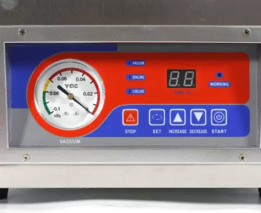 Machine à vide à cloche en acier inoxydable 2CFM - 120W Machine d'emballage sous vide