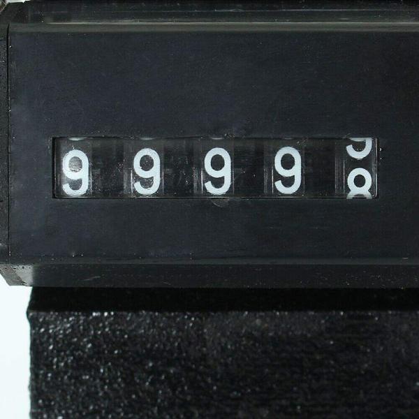 0–99999 Enrouleur manuel à double usage avec cadre en fonte