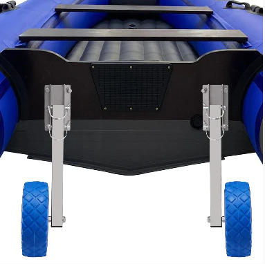 Roues de transport gonflables - Charge maximale : 160 kg.
