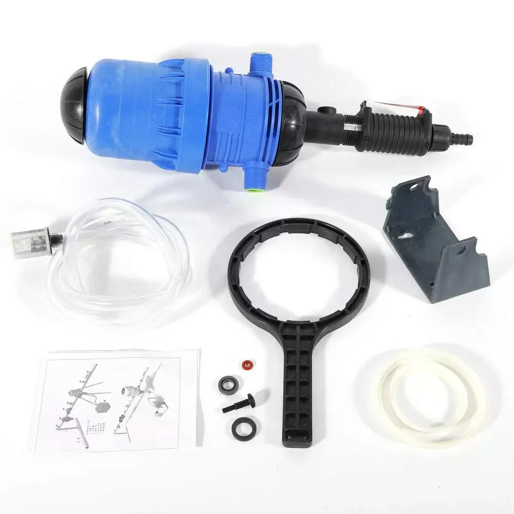 Distributeur d'Injecteur d'Engrais 0,4%-4% Pompe Doseuse à Eau pour Mélange d'Engrais Chimique, 20-2500 L/h