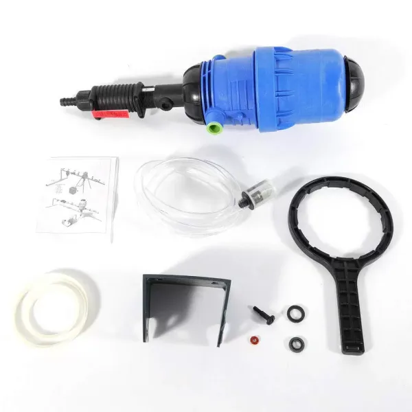 Distributeur d'Injecteur d'Engrais 0,4%-4% Pompe Doseuse à Eau pour Mélange d'Engrais Chimique, 20-2500 L/h
