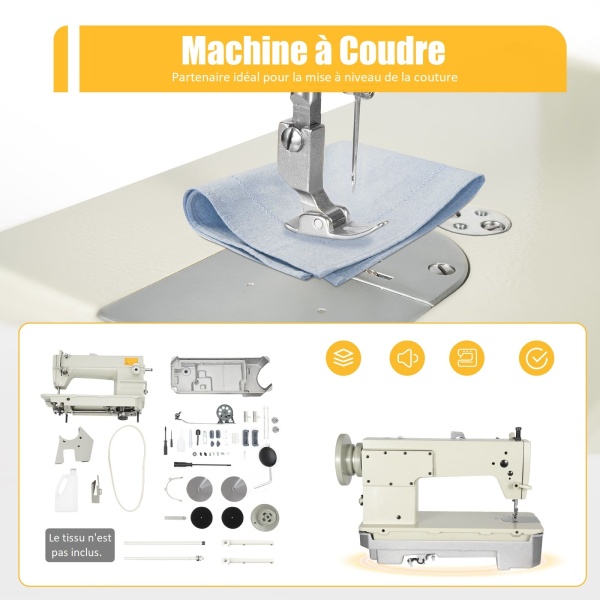 Machine à Coudre pour Débutants Portable Points utiles élastiques et décoratifs Multifonction