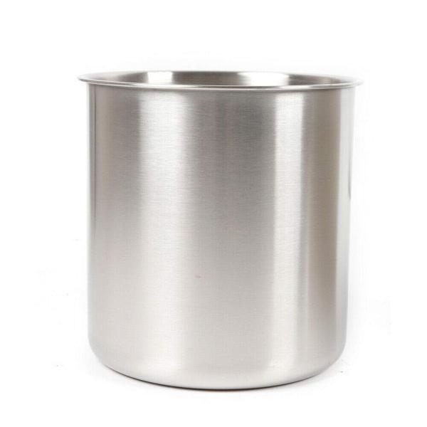 Distributeur de sauce 4 l en acier inoxydable - Pour restaurants et cuisines domestiques - 20 x 20 x 28 cm
