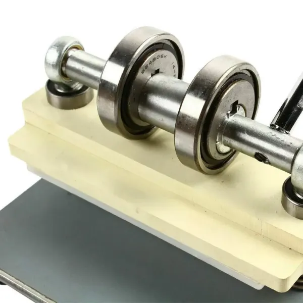 CNCEST-Machine à gaufrer manuelle en acier inoxydable - Pour cuir et PVC - 215 x 100 mm