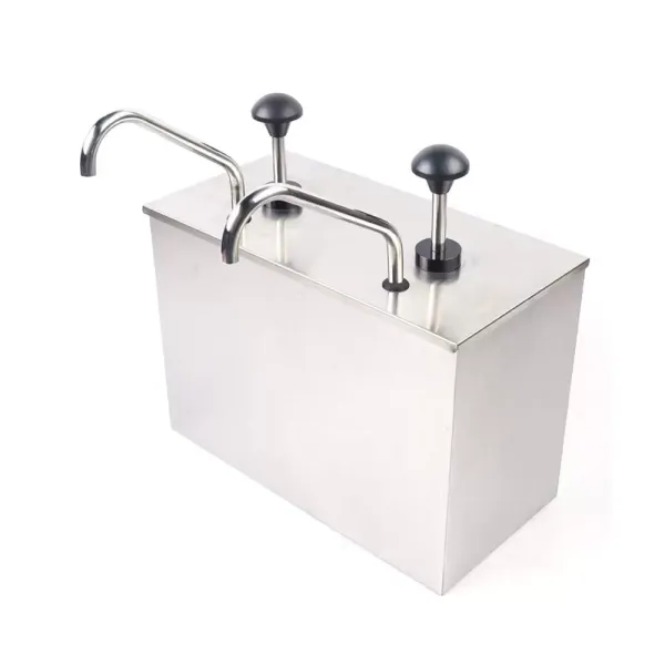 CNCEST Lot de 2 distributeurs de sauce en acier inoxydable