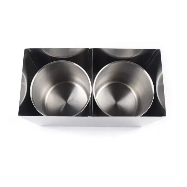 CNCEST Lot de 2 distributeurs de sauce en acier inoxydable