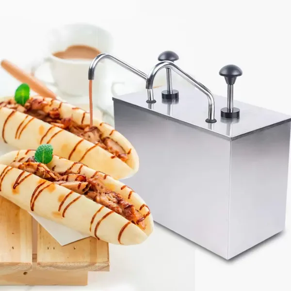 CNCEST Lot de 2 distributeurs de sauce en acier inoxydable CNCEST Lot de 2 distributeurs de sauce en acier inoxydable