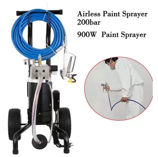 1.2HP Airless Verfspuit 900W 1.9L/min Verfspuitpistool Kit Spuitpistool + Slang