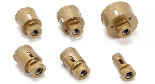6-delige professionele diamantborenset voor graniet-porseleinen tegelgereedschap Diamantboorset
