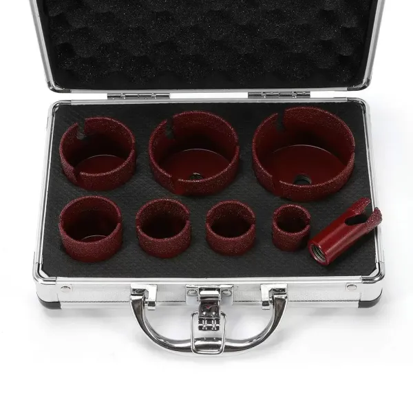 Jeu de 8 forets diamantés M14 20/25/32/35/40/50/60/68mm forets diamantés