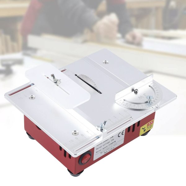 Mini scie de table multifonctionnelle, petit ménage, bricolage, outil de coupe pour banc de travail en bois 9200-9500RPM 96 W