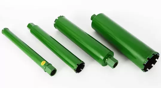 Set van 4 diamantboren - voor nat beton - voor bakstenen