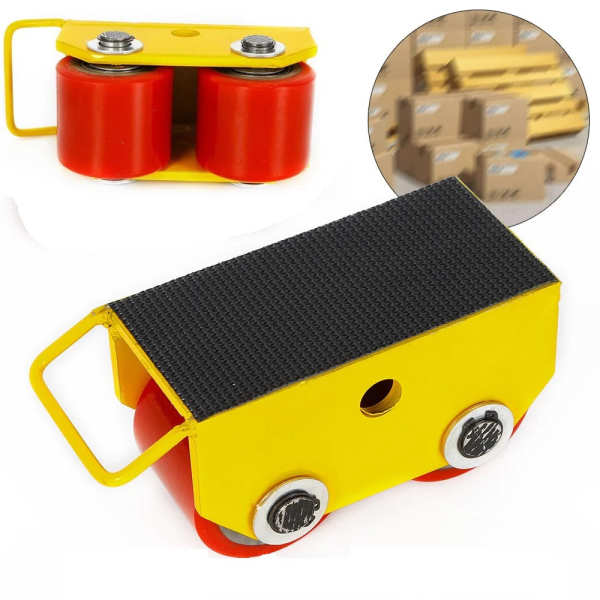 Lot de 2,5 T pour meubles lourds - Convient pour le transport d'objets lourds et lourds - En acier moulé + rouleau de transport en polyuréthane Lot de 2,5 T pour meubles lourds - Convient pour le transport d'objets lourds et lourds - En acier moulé + rouleau de transport en polyuréthane