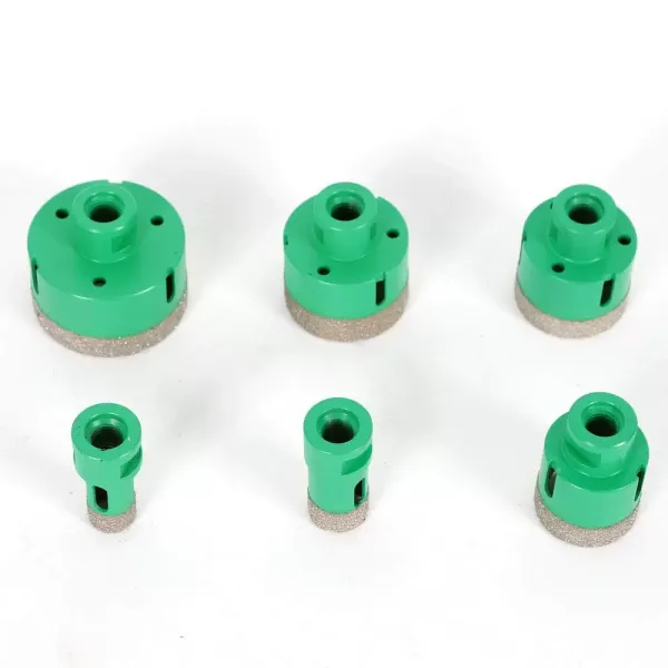 Lot de 6 scies-cloches diamantées 20/25/42/50/55/68 mm M14 Kit d'outils