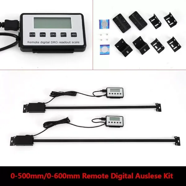 Kit d'affichage numérique LCD 0-600 mm - Pour tours et fraiseuses - Travail du bois