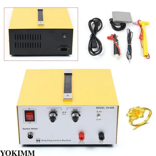 Poste de soudage à point manuel Pulse 220 V 80 A pour bijoux en or, argent, bijoux en acier