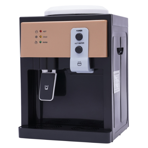 Distributeur d'eau électrique en acier inoxydable d'une capacité maximale de 18,9 litres pour une utilisation au bureau en 220V.