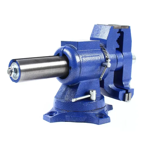 Grand étau rotatif - 100 mm - Pour machine à fraiser, 2 axes de rotation à 360 ° - Mâchoires en acier