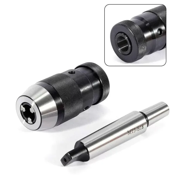Mandrin auto-serrant sans clé + outil de connexion MT3-B18 - Cône de serrage de 1 à 16 mm Mandrin auto-serrant