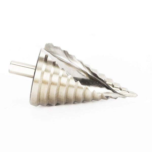 Foret étagé professionnel - Foret conique en métal - 6-60 mm - Pour métal, bois et plastique Foret étagé professionnel - Foret conique en métal - 6-60 mm - Pour métal, bois et plastique