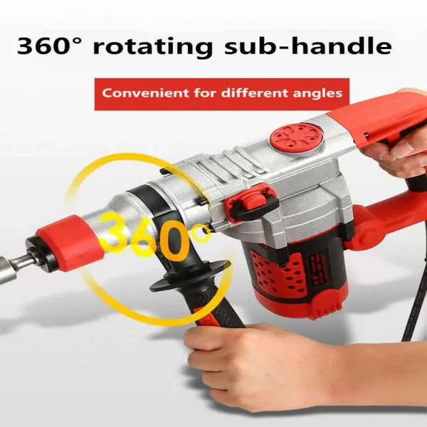 Perceuse-visseuse à percussion 30 cylindres 2200 W - Perceuse électrique multifonction en acier lourd