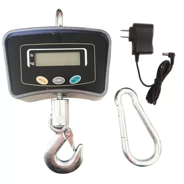 500 kg Balance électronique avec Affichage LCD 1100LB - Crochet Suspendu numérique