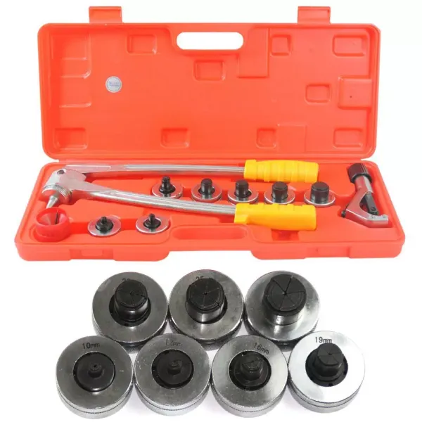 Outil d'Expansion de Tube, Hansemay 7 Niveau Professionnel Tube Expander Outil Ensemble Complet avec Tube Cutter & Outil d'ébavurage