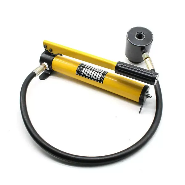 Perforatrice hydraulique en tôle - Avec cylindre et pompe hydraulique - Dans un coffret - Entretien facile - 15 t