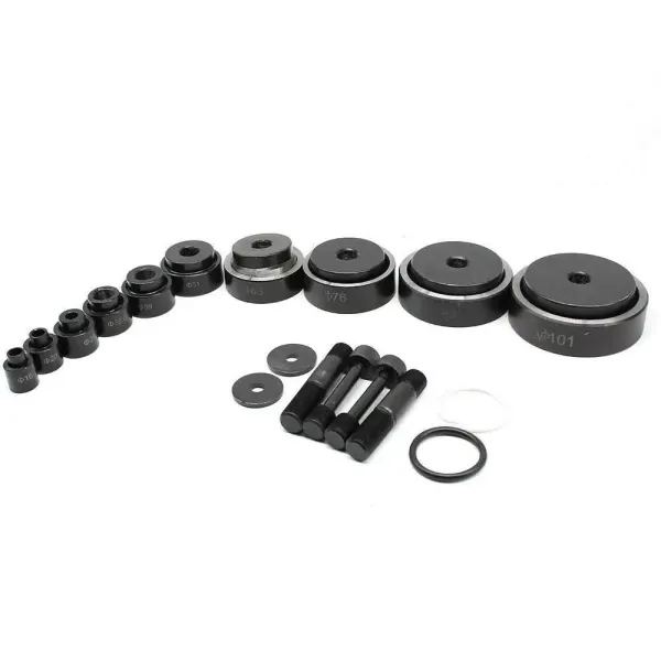 Perforatrice hydraulique en tôle - Avec cylindre et pompe hydraulique - Dans un coffret - Entretien facile - 15 t